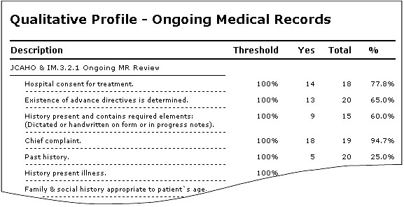 Report - Qualitative Profile