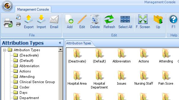 Screen Attribution Types