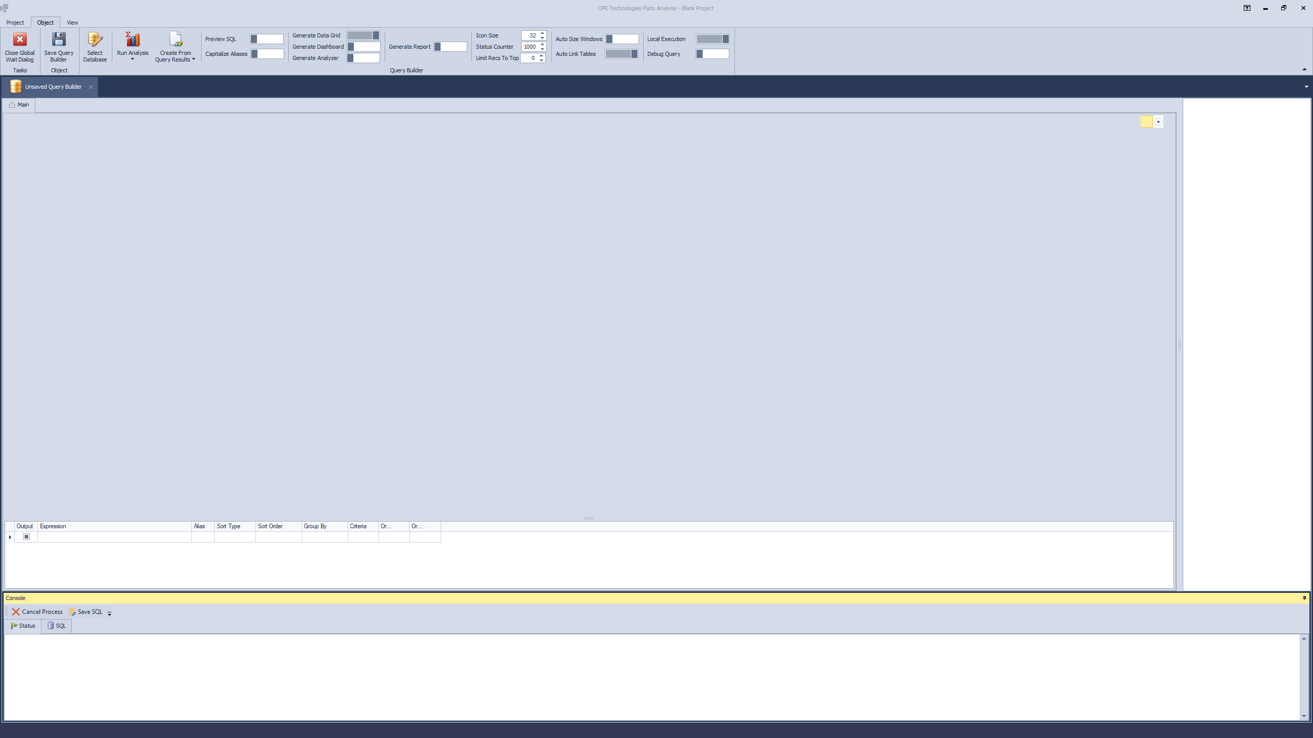 QueryBuilderBlank