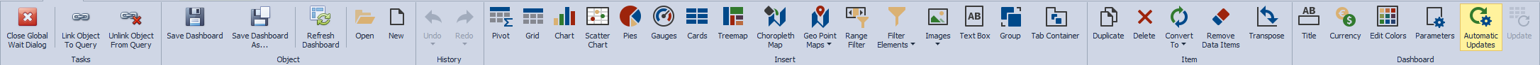 RibbonDashboard
