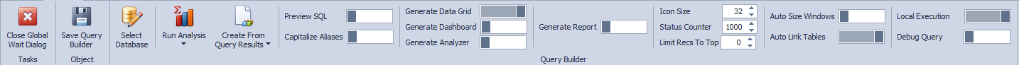 RibbonQueryBuilder